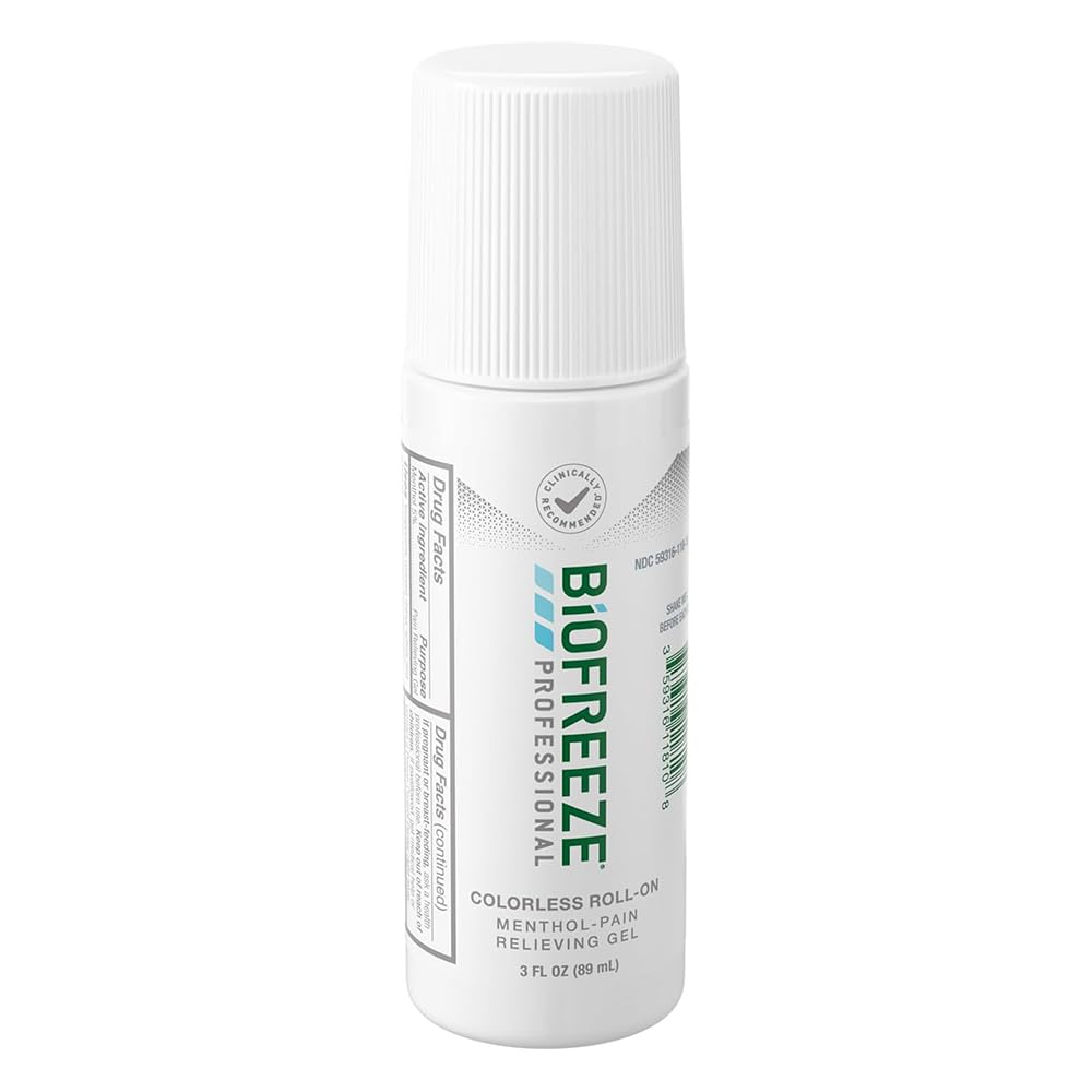 Biofreeze Professionnel – application genou, soulagement localisé et pratique.