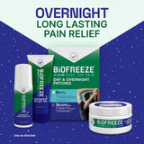 Biofreeze roll-on Nuit: effet froid durable après utilisation.