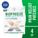 Biofreeze UltraFlex Patch avec adhésion supérieure qui tient pendant l’activité