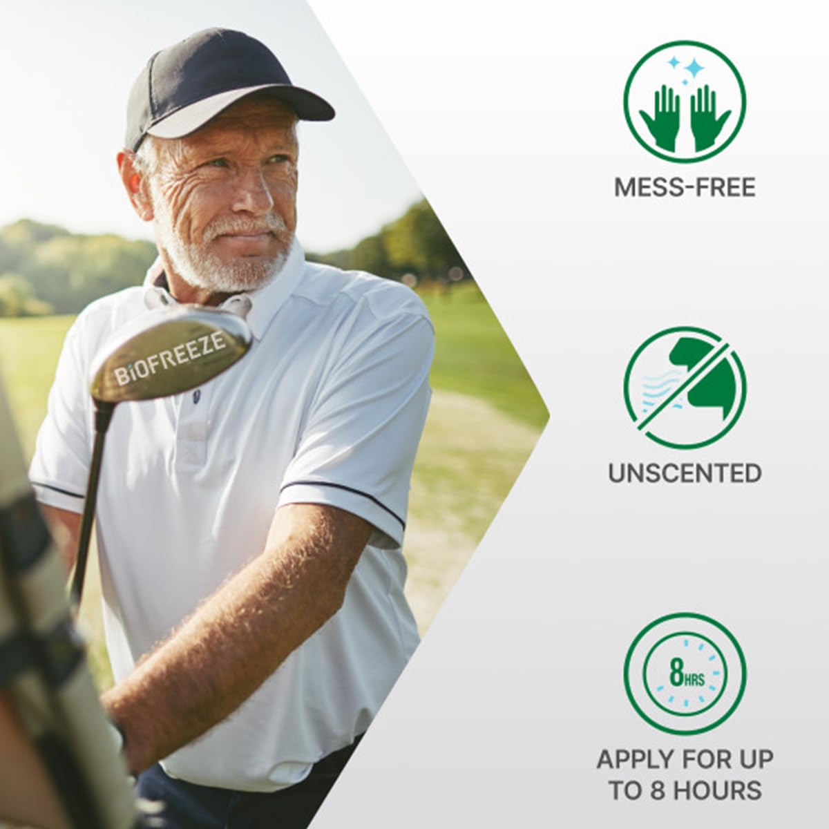 Biofreeze UltraFlex Patch sans AINS pour une utilisation sûre