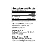 BioGaia Elactia - dosage quotidien sur plan de table