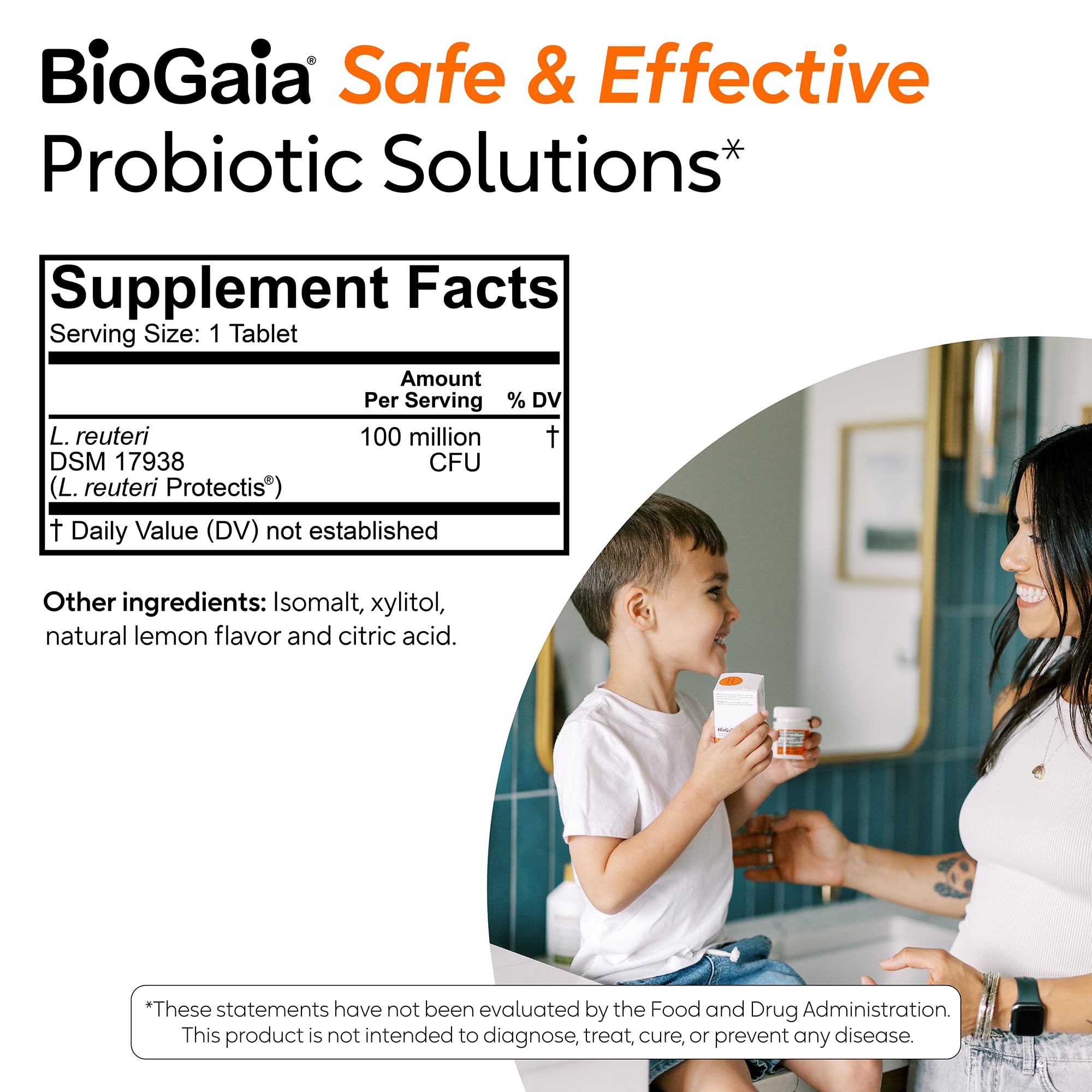 BioGaia Gommes Probiotiques Enfants pour la régularité digestive quotidienne