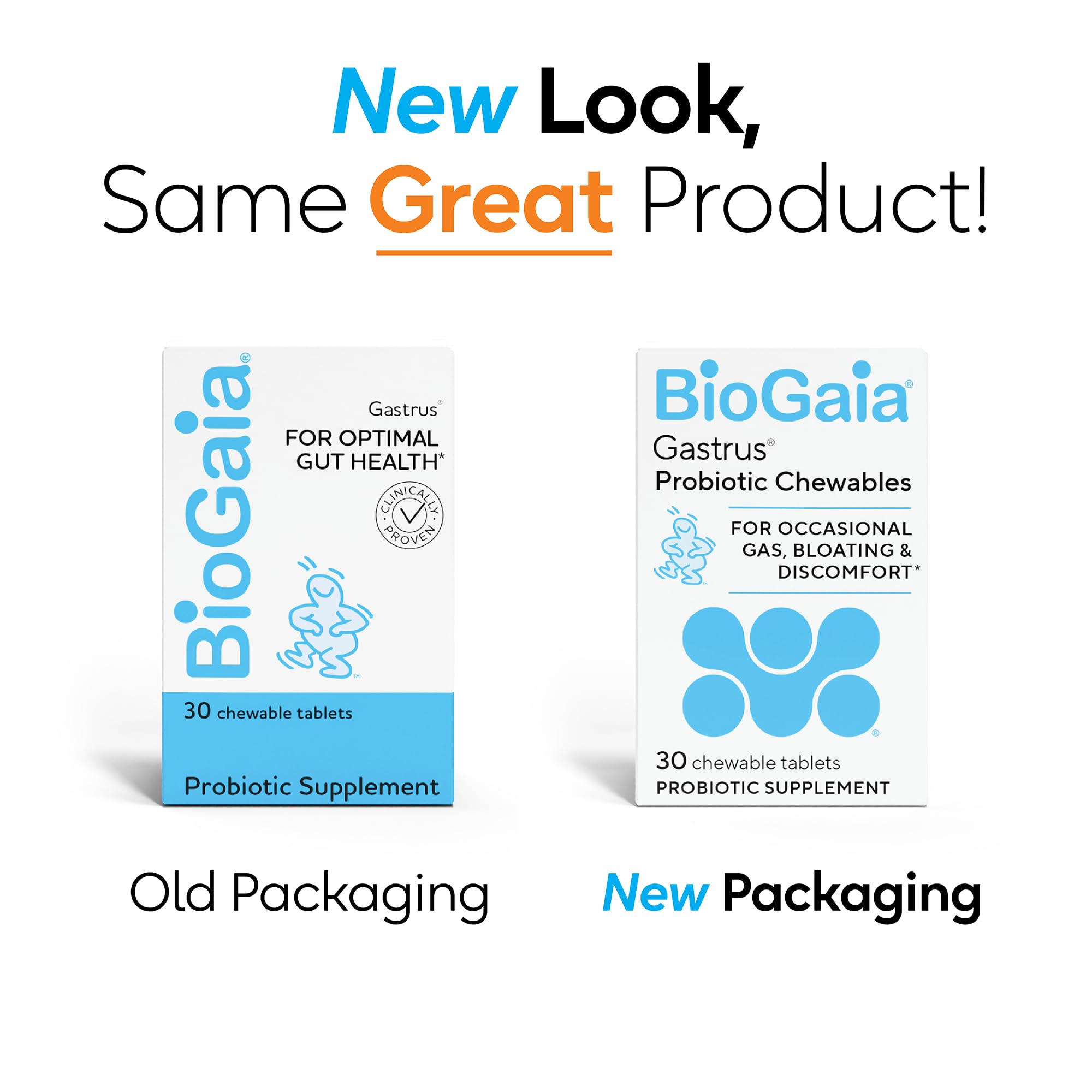 BioGaia Gastrus – Gaz et ballonnements apaisés grâce à un soutien digestif quotidien.