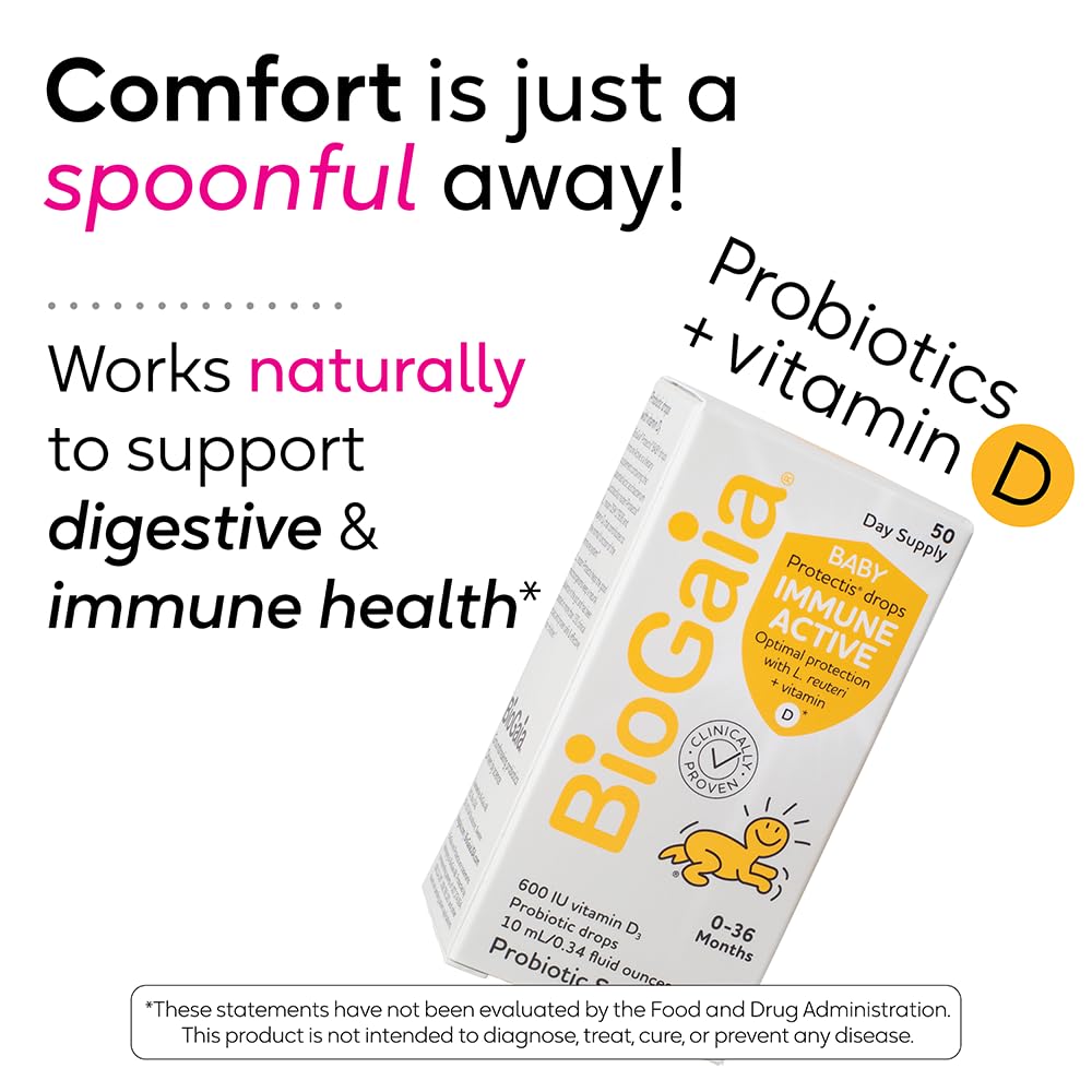 BioGaia Immun Active gouttes bébé pipette – routine quotidienne facile et pratique