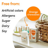 Ingrédients naturels sans allergènes et colorants artificiels