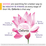 BioGaia Osfortis - étiquette mentionnant L. reuteri 6475, probiotiques exclusifs pour femmes.