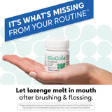 BioGaia Prodentis microbiome bouche menthe, équilibre buccal potentiellement soutenu.