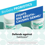 BioGaia Prodentis texture douce menthe, expérience agréable lors de la dégustation.