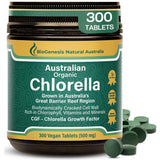Biogenesis Chlorella – emballage pratique pour une prise quotidienne sans préparation.
