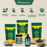 Biogenesis Chlorella, contrôle sécurité et traçabilité, confiance quotidienne.