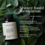 BioImmersion Fructo Borate Complex – Emballage minimal et durable, respectueux du monde végétal.
