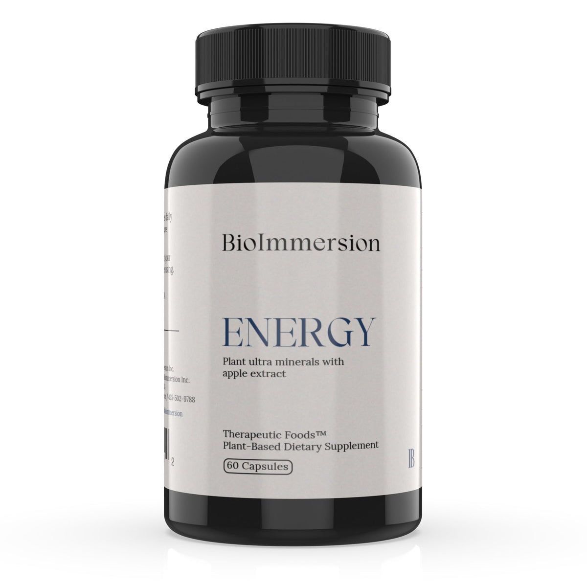 BioImmersion Vitality Extract - bouteille montrant le supplément énergie pour le quotidien