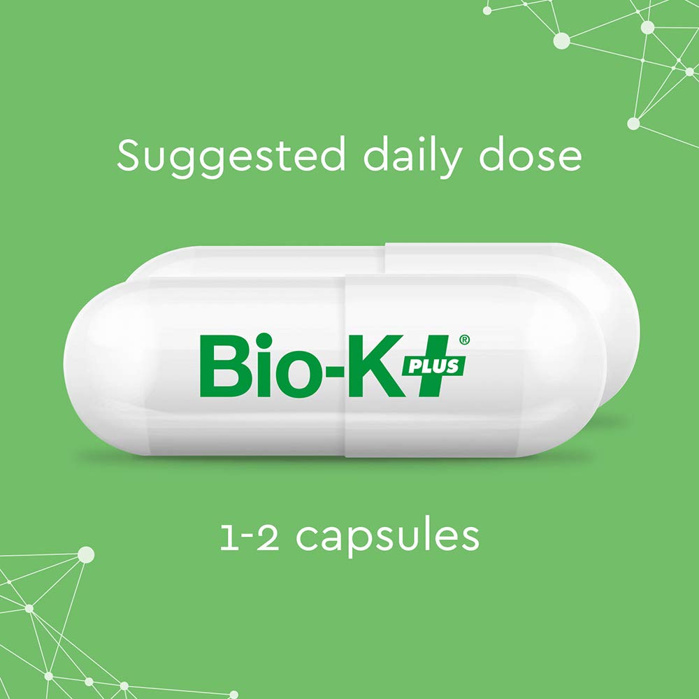 Bio-K Plus PROBIOTIC Daily 50BIL – etiquette claire avec les informations essentielles