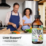 BIO KRAUTER gouttes détox foie, flacon – dose pratique.