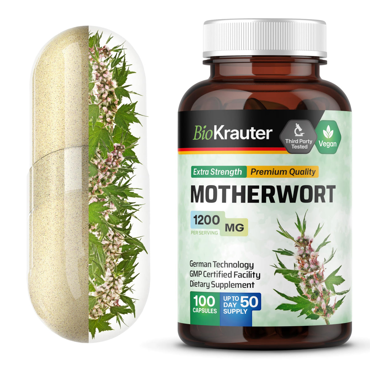 BIO KRAUTER bouteille-calme montre le flacon pour le bien-être féminin