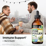 BIO KRAUTER pollen de pin – etiquette claire pour identification rapide