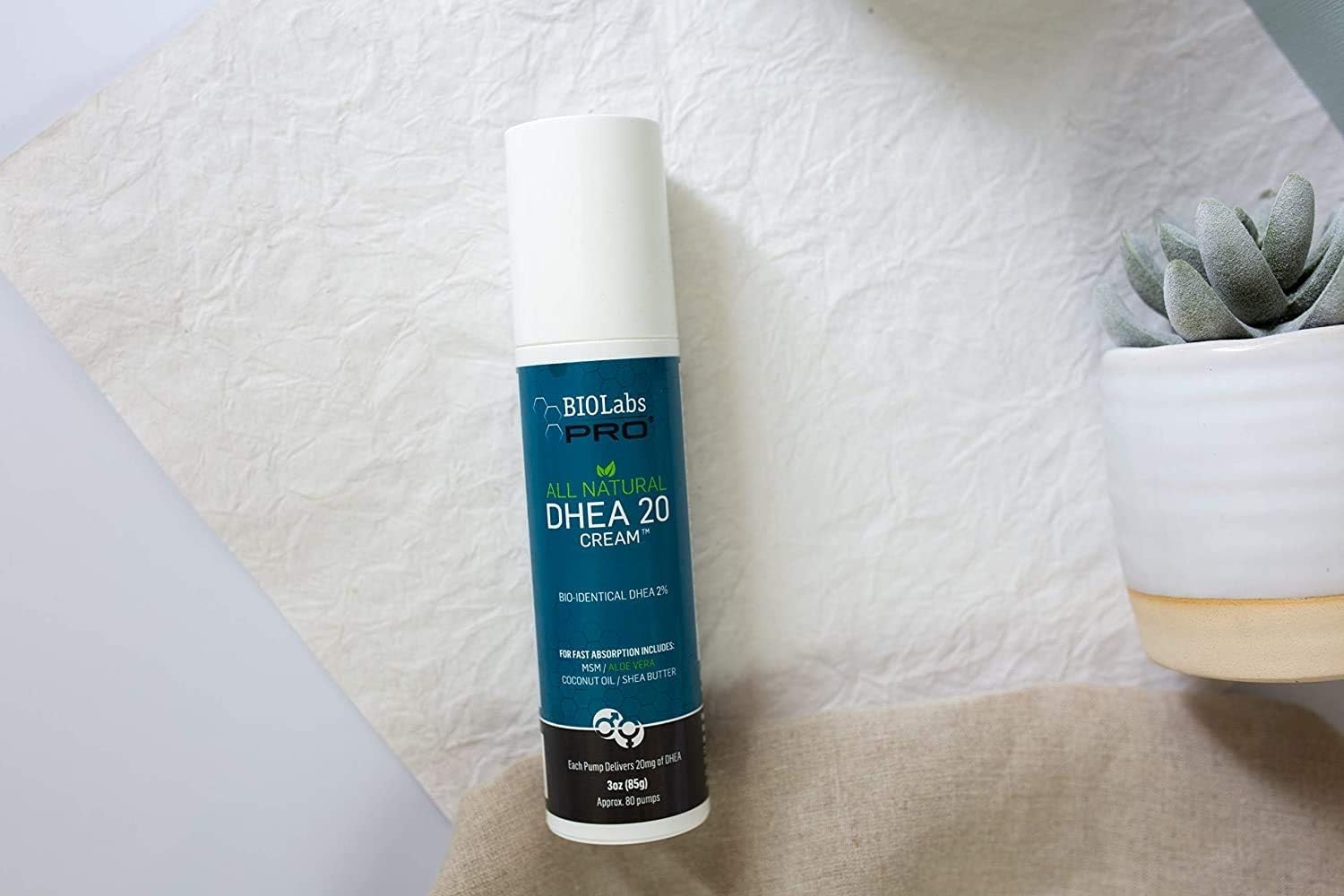 Crème DHEA naturelle BIOLABS PRO pour le bien-être quotidien