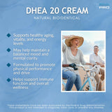 Texture crémeuse naturelle de BIOLABS PRO DHEA 20 mg pour une sensation douce