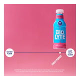 Biolyte Fruit Punch : étiquette claire sur la bouteille.