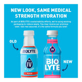 Biolyte Fruit Punch : versement dans un verre rafraîchissant.