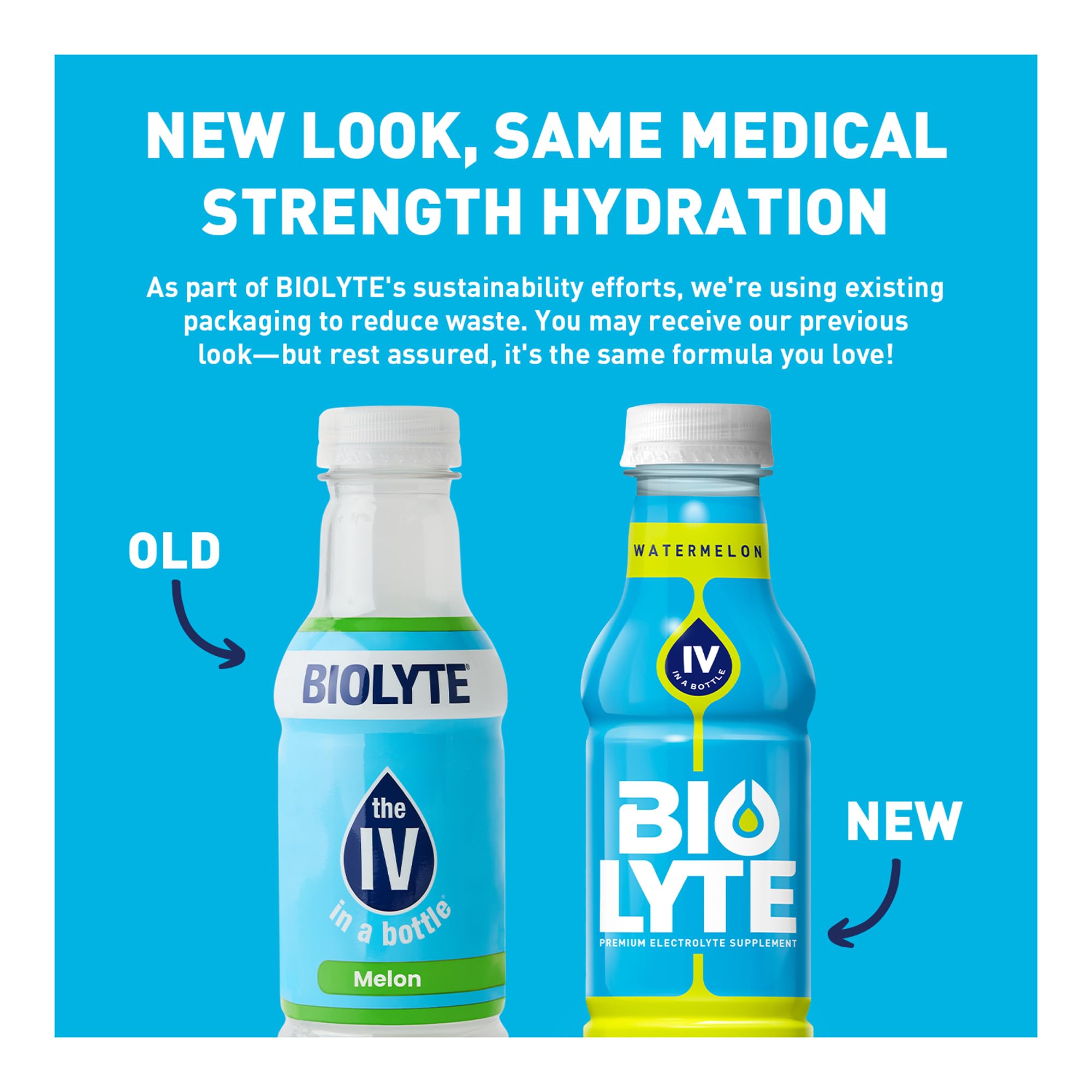 BIOLYTE prêt à boire dans un verre, apportant réhydratation et soulagement potentiels.