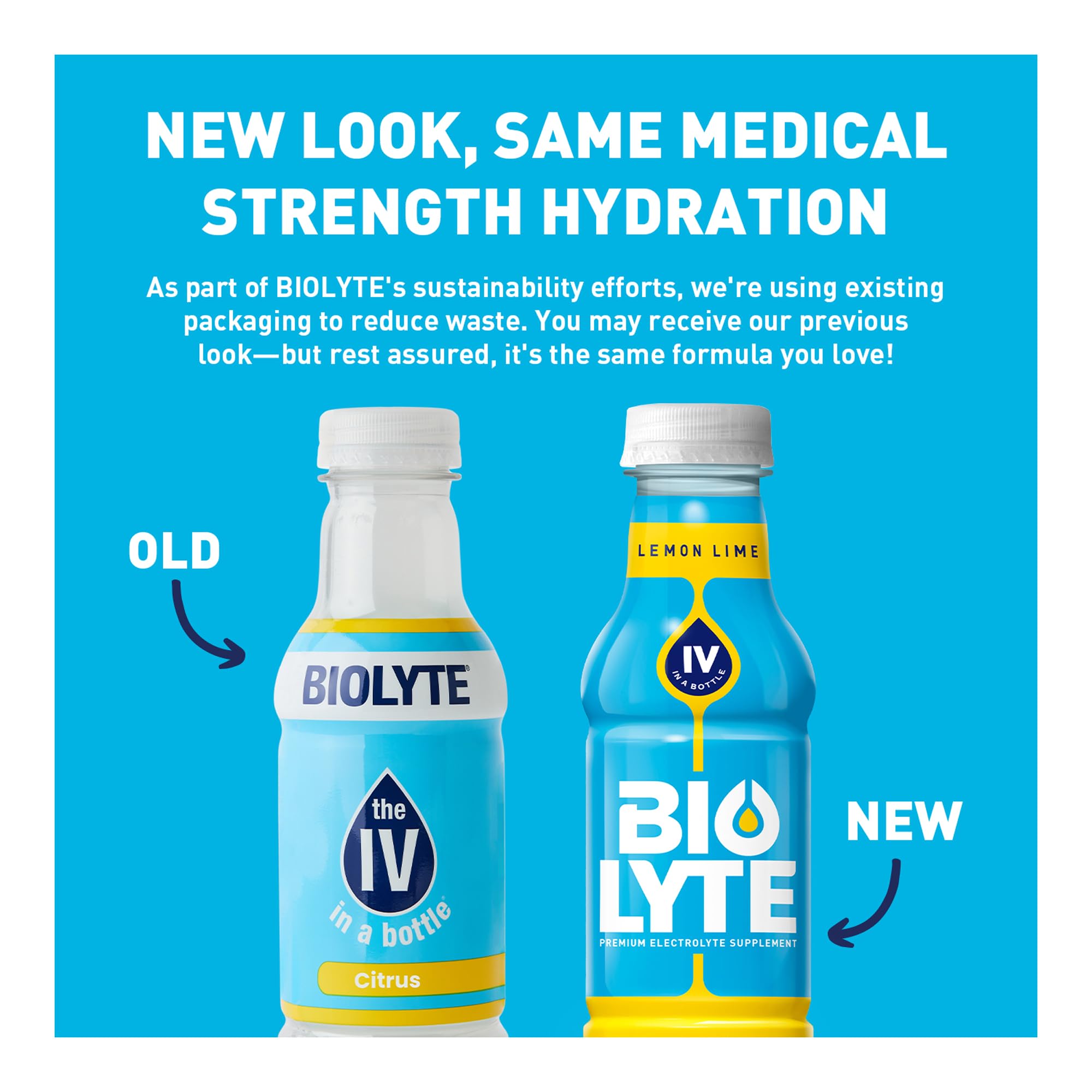 BIOLYTE boisson électrolyte, réhydratation efficace pendant l'effort.