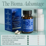 Bioma Anti-Stress Probiotics — utilisation quotidienne facilitée par le format capsule.