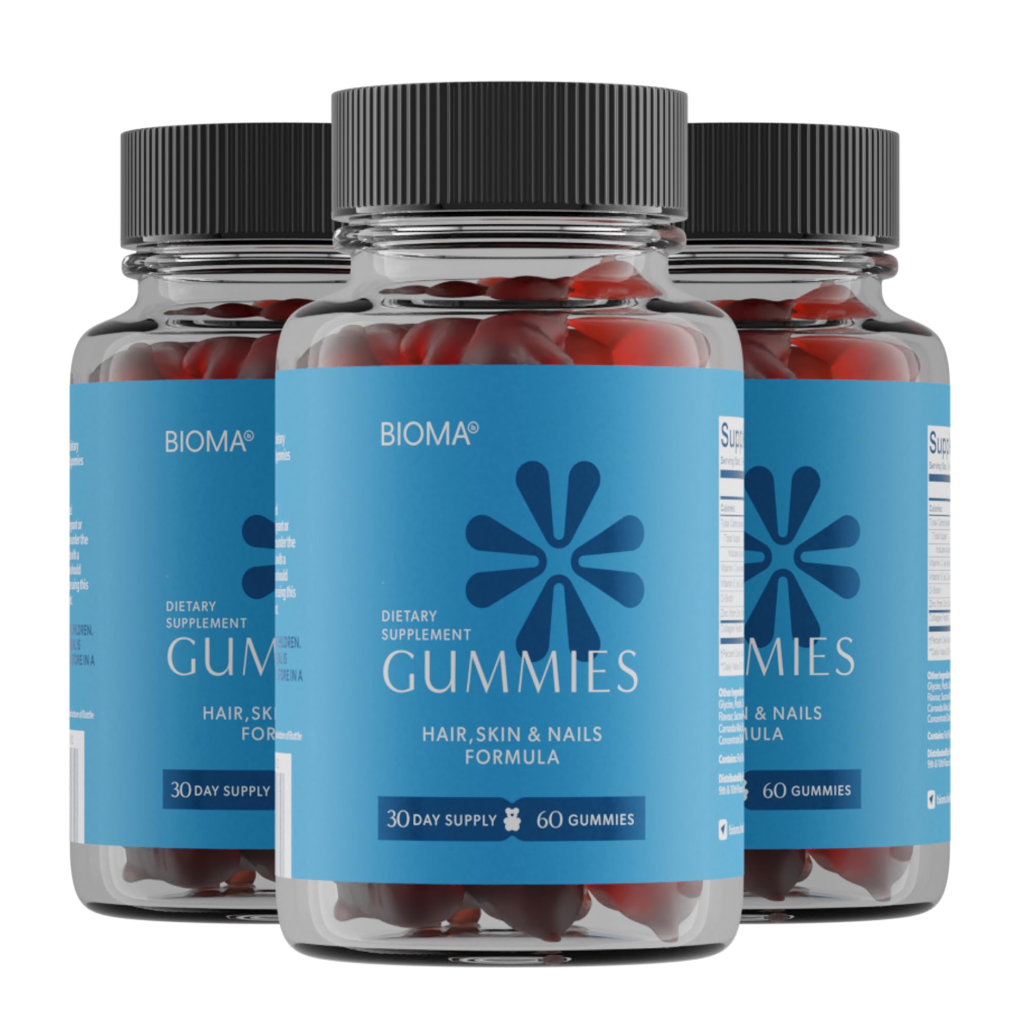 Gummies Bioma Beauté dans le flacon, pratique pour la routine beauté