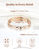 BioMag fermeture securisee sur bracelet titane, ajustement fiable.