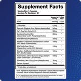 BioMatrix Leaky Gut-X, étiquette sur bouteille, met en avant la composition botanique et les bénéfices.