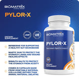 BioMatrix Pylor-X capsules détails, texture douce et prise pratique