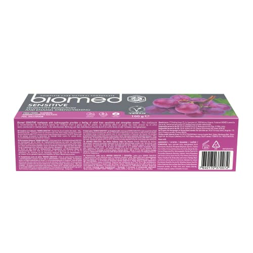 Biomed Dentifrice Sensitive offre une texture crèmeuse pendant le brossage.