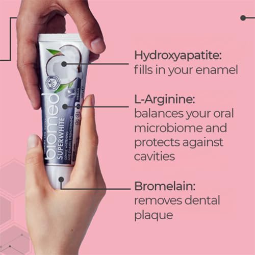 Extraits gencives Plantain bouleau Biomed Superwhite pour gencives sensibles
