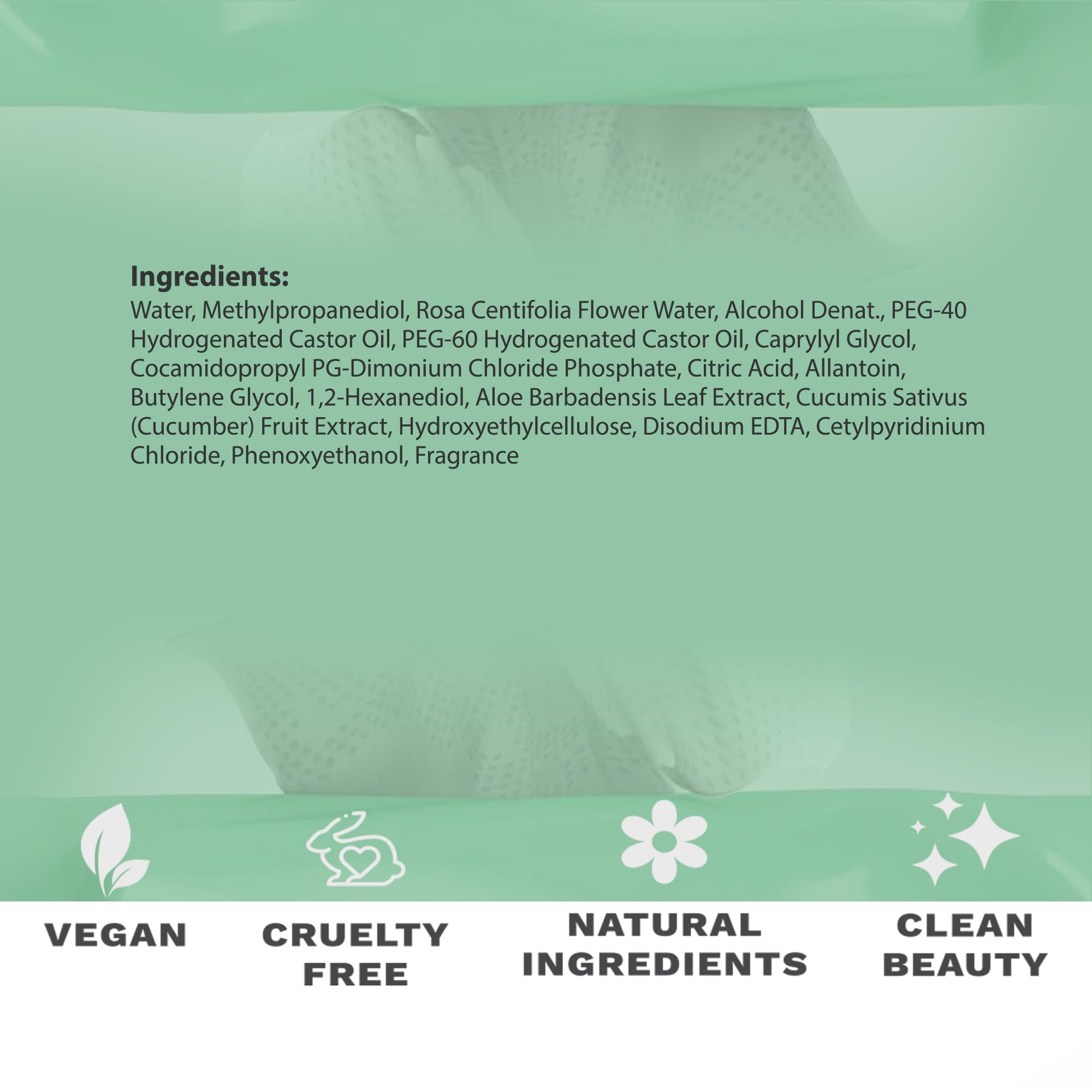 Emballage Be Femme: lingettes faciles à utiliser et à refermer.