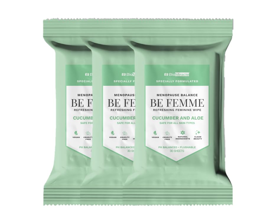 Lingette Be Femme BioMiracle pour le soin externe avec concombre et aloe, douceur.