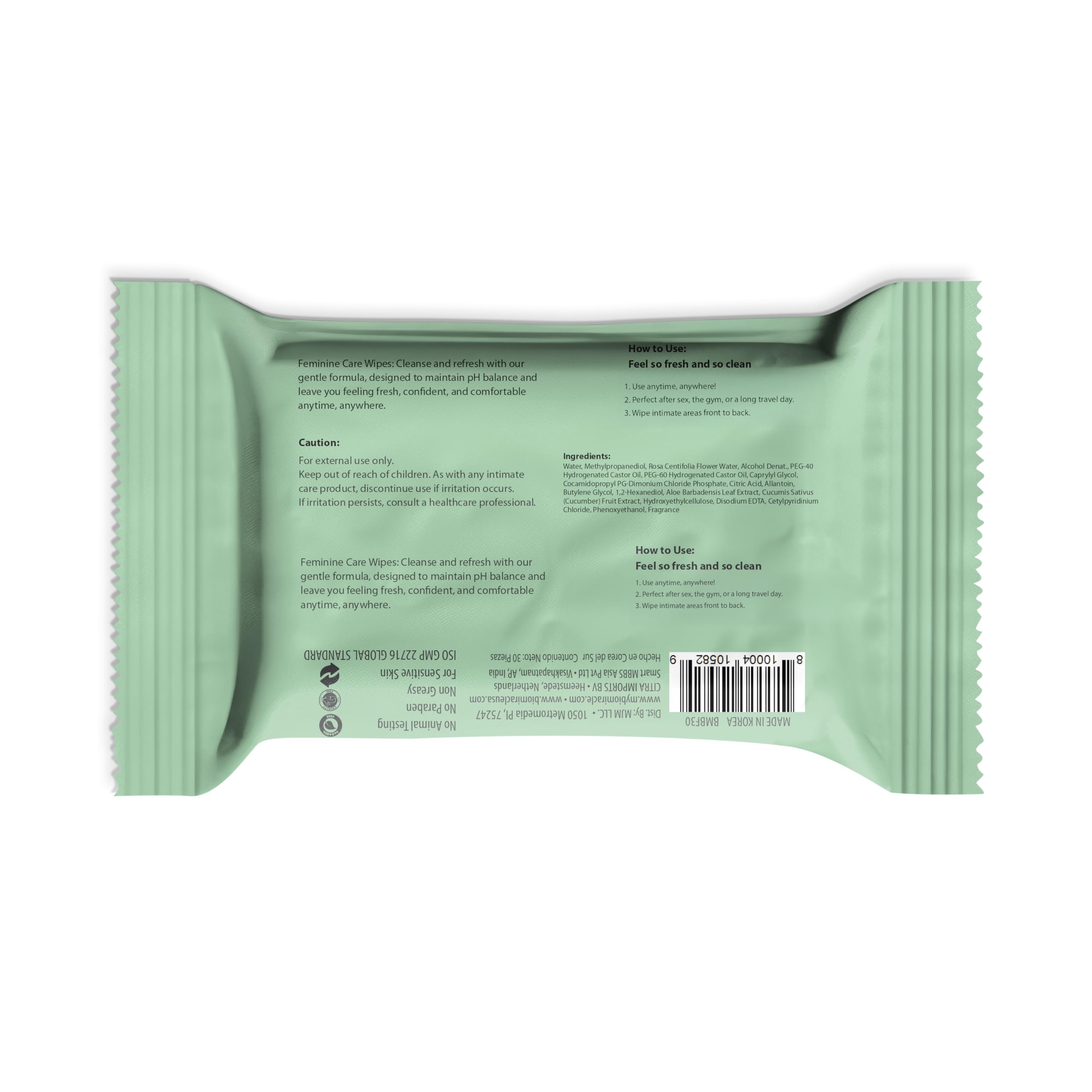 Pack Be Femme 3x90 lingettes, pratique pour la maison et en voyage.