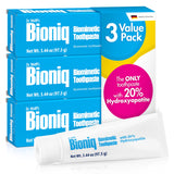 Pâte dentifrice Bioniq Classic à 20% BioHAP, soutien potentiel de l’émail pendant le brossage.