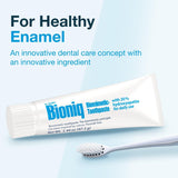 Texture mousse menthe de Bioniq Classic pour une sensation fraîche pendant le brossage.