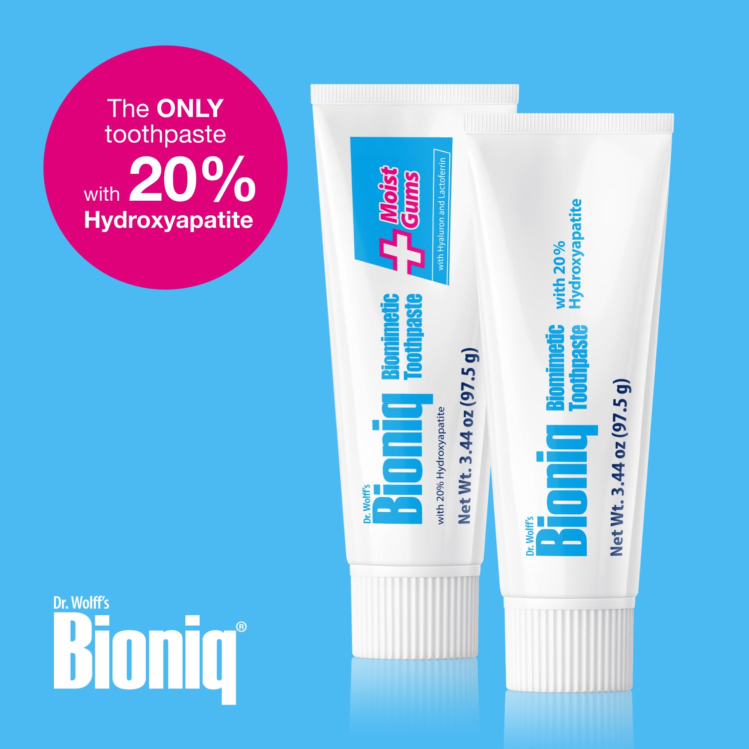 Routine quotidienne avec le dentifrice Bioniq Plus