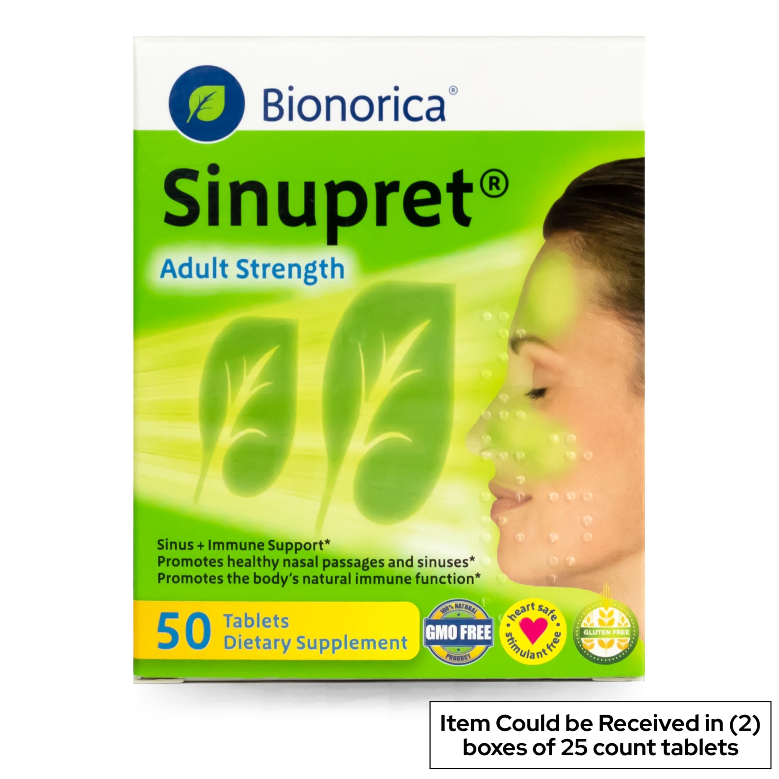 Boîte de comprimés Bionorica Sinupret Adulte facilitant l’usage quotidien.