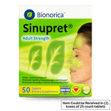 Boîte de comprimés Bionorica Sinupret Adulte facilitant l’usage quotidien.
