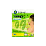 Tablettes Bionorica Sinupret Adulte pour le soutien naturel des voies nasales.