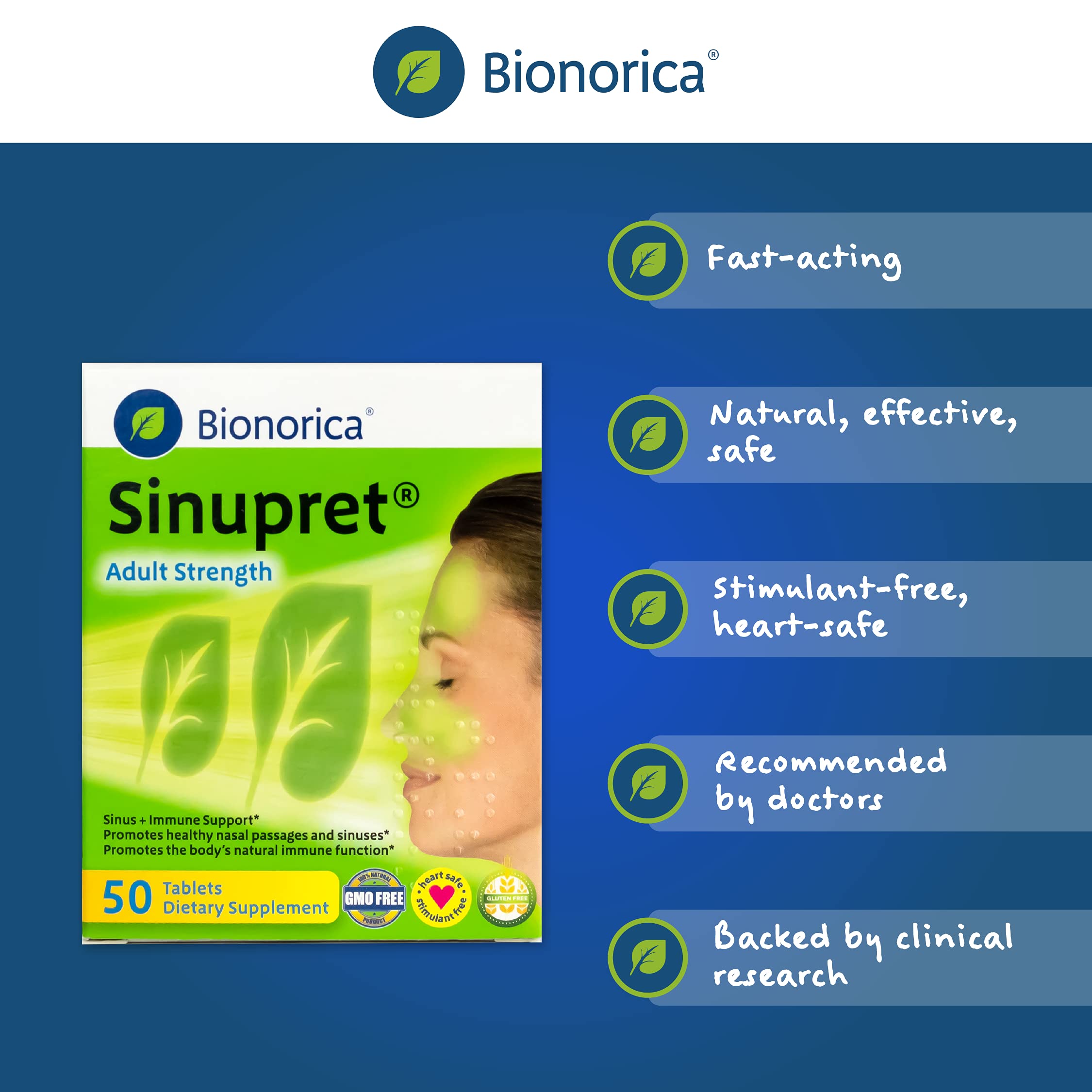 Utilisation quotidienne possible avec Sinupret Adulte pour le soutien respiratoire.