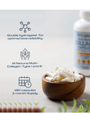 BioOptimal Collagen Peptides Capsules — dosage quotidien de trois capsules facile à suivre