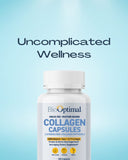 BioOptimal Collagen Peptides Capsules — capsules pâturage pour peau saine et éclat