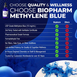 Goutte précise de Bleu Méthylène Biopharm pour dosage sûr.