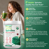 Biophix Spiruline bio saveur cerise-noire emballage familial pratique