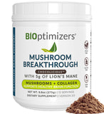 BIOptimizers Crinière de lion: boisson champignons pour concentration et énergie durable.