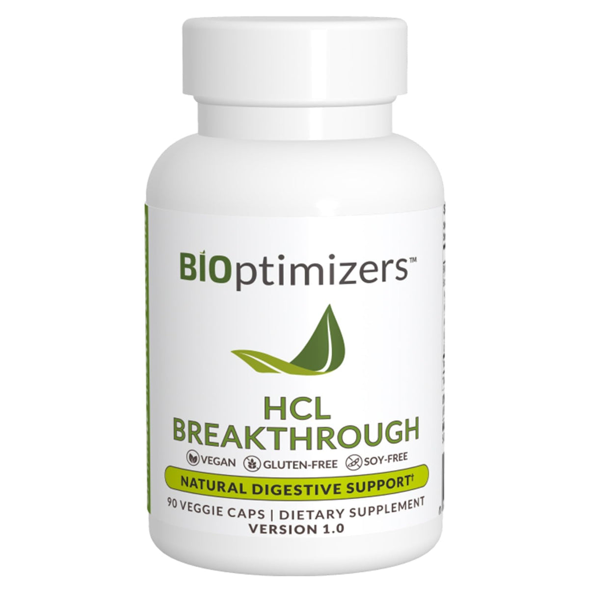 BIOptimizers HCL Breakthrough : gélules dans une bouteille, soutien digestif potentiel