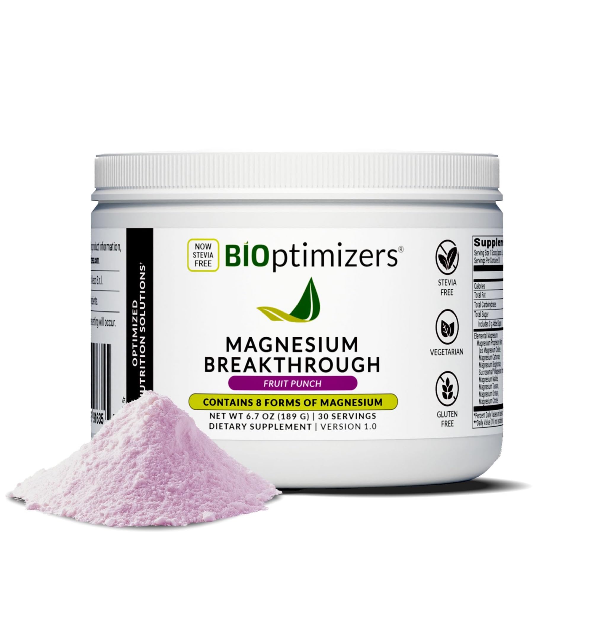 BIOptimizers Magnesium Breakthrough: bouteille Fruit Punch prête à l’emploi pour le sommeil et la récupération